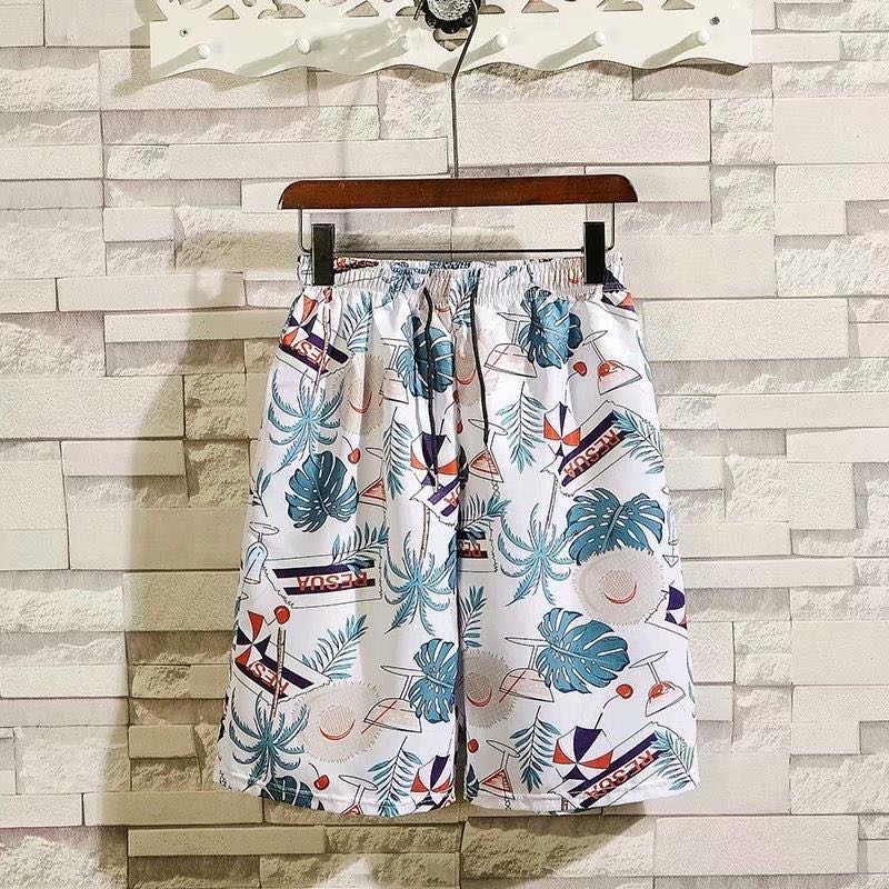 2020 Summer Beach Pants Men's And Women's Trend Couples Seaside Casual Plus Size Shorts Quick Dry String Fifth Pants