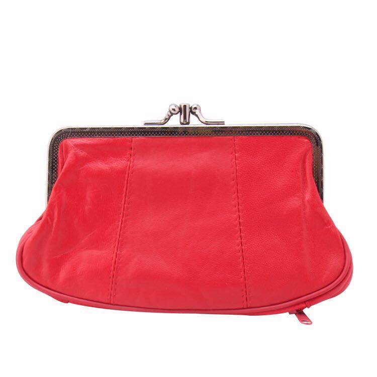 羊皮材质手拿钱夹子包零钱包型号015