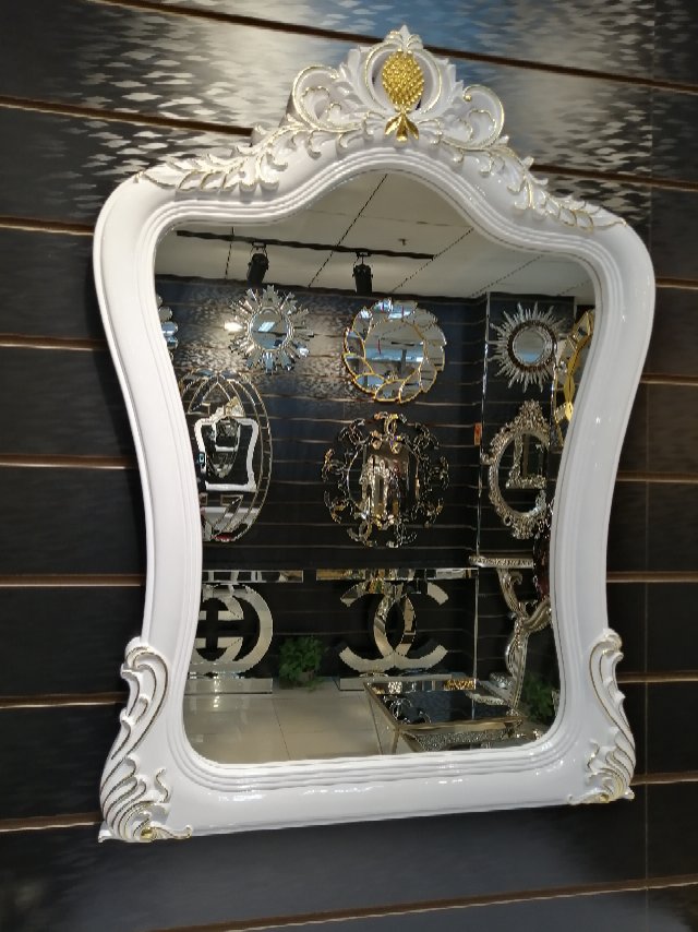 欧式雕花试衣镜酒店装饰镜别墅玄关镜穿衣镜餐边镜