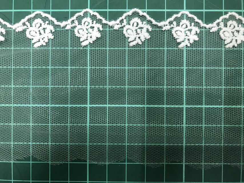 New nylon water-soluble lace embroidery lace clothing fabric lace details Picture
