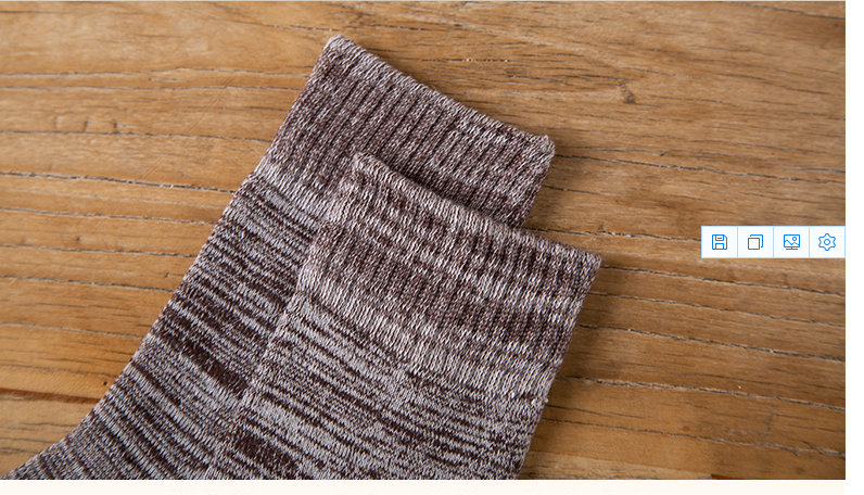 Fashionable sports socks, thickened warm socks for autumn and winter, mid-calf cotton socks Specification image