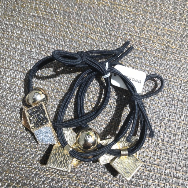 Pearl headband, Korean fresh and clean pendant, simple Korean version water diamond, colored diamond, hair tie, hair band, hair band headwear