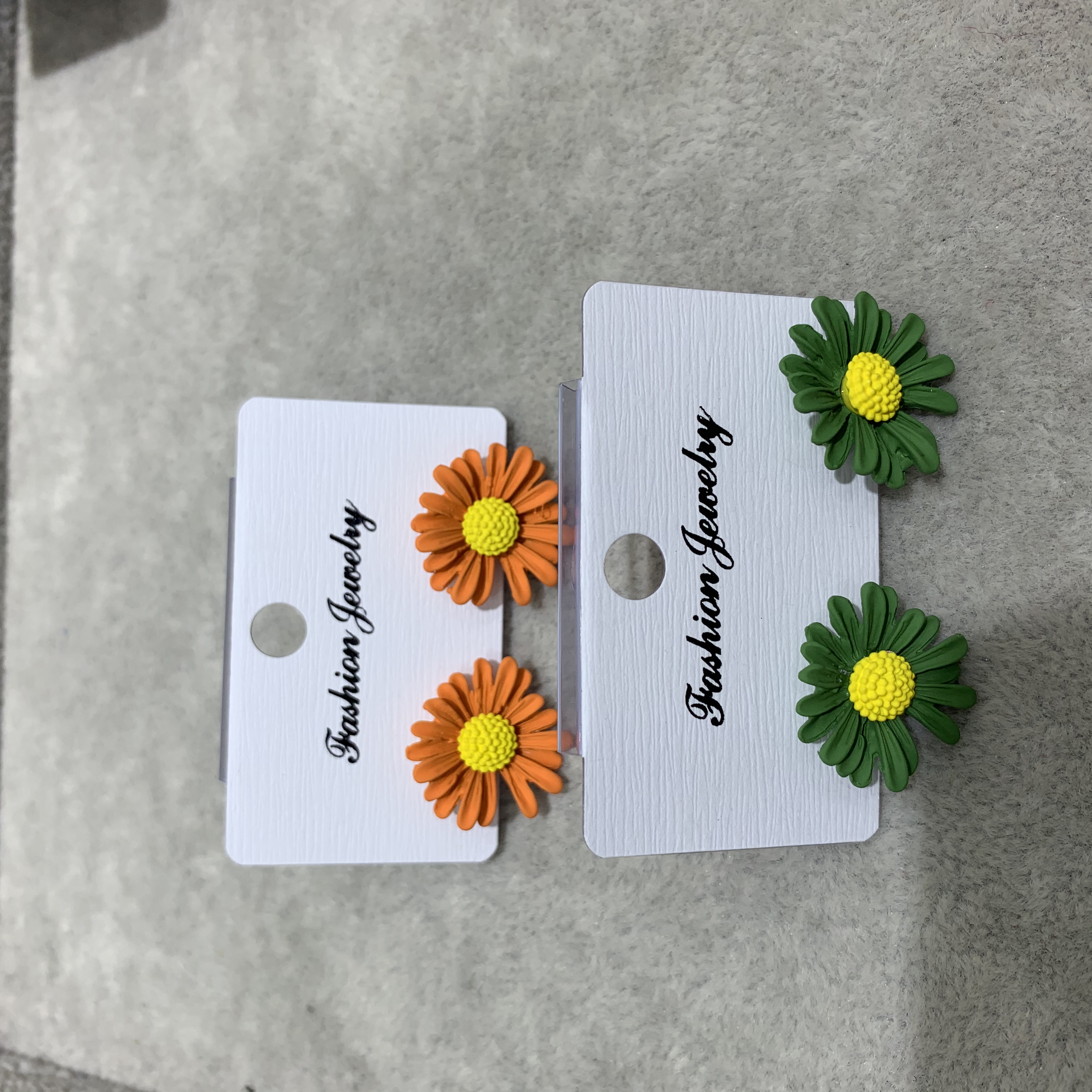 太阳花耳环时尚百搭欧美范气质耳饰多款彩色