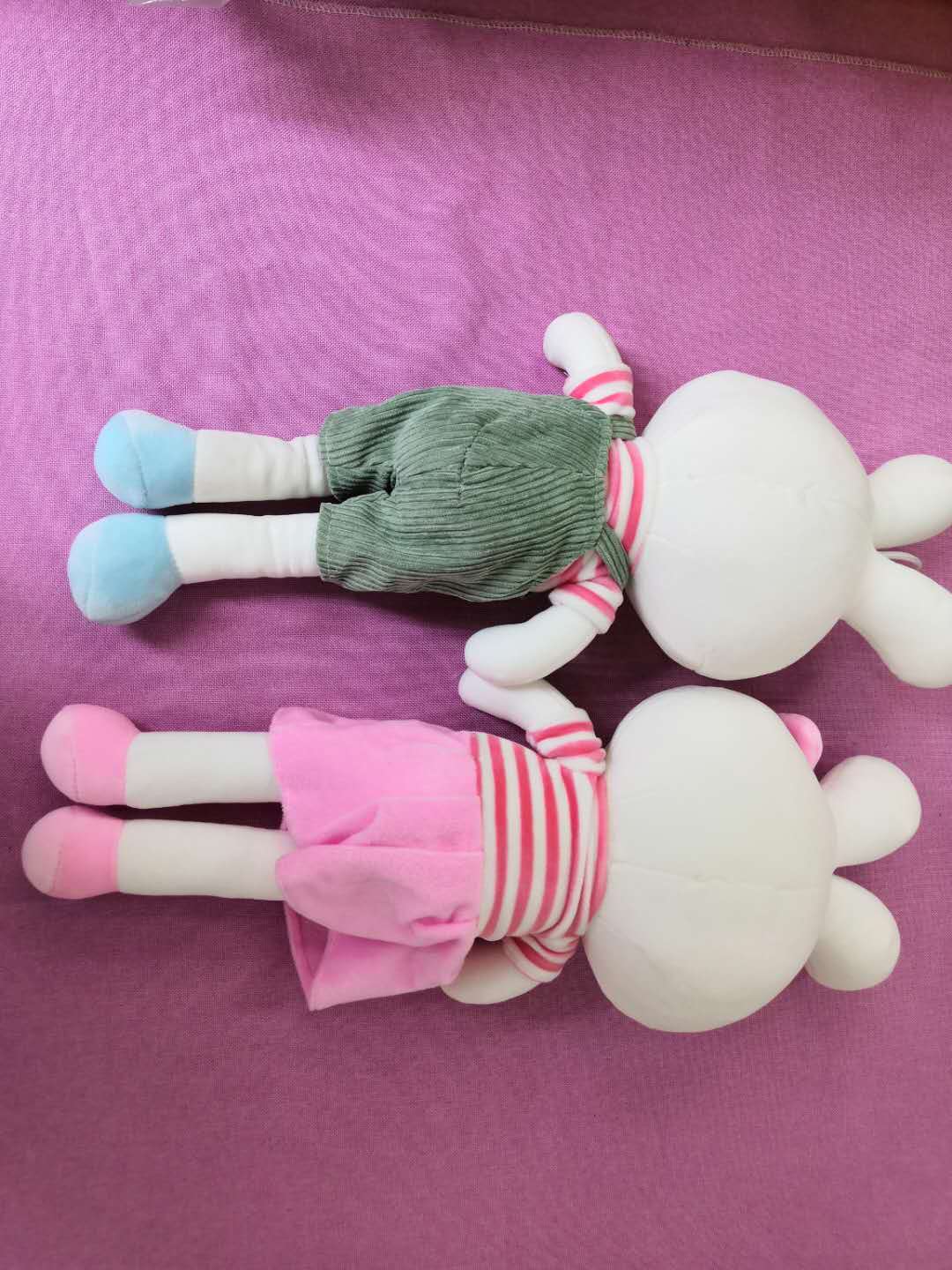 45 cm couple rabbit pair plush toy manufacturer wholesale details Picture
