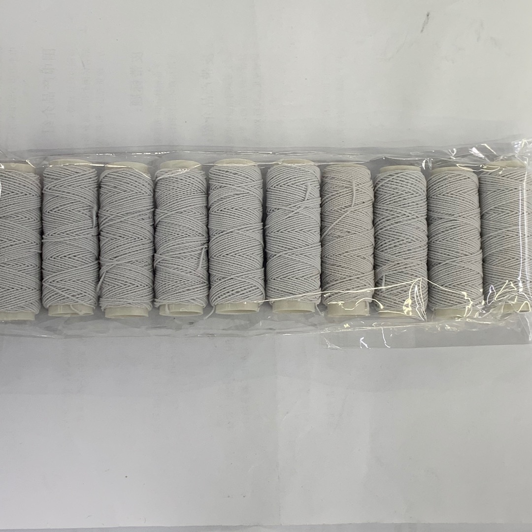 弹力松紧线白色细10个装