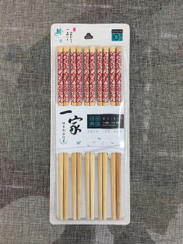 厂家直销时尚环保烤印转印筷子中餐筷子产品图