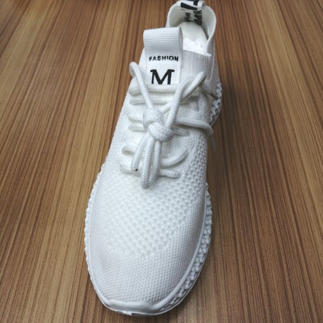 Spring And Autumn New Running Shoes Mesh Surface Breathable Running Shoes For Young Men And Women All Match Flying Woven Sports Shoes Specification drawing