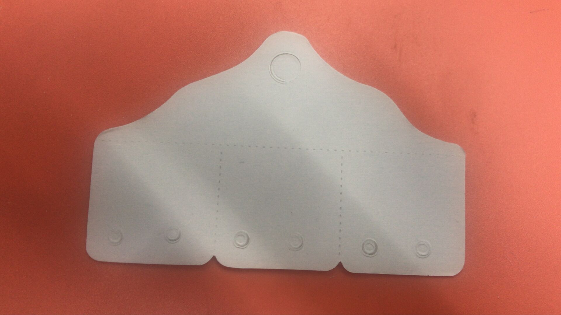 现货耳环耳钉耳饰卡片三对高档饰品发夹项链卡纸标签吊牌纸卡韩国风格产品图