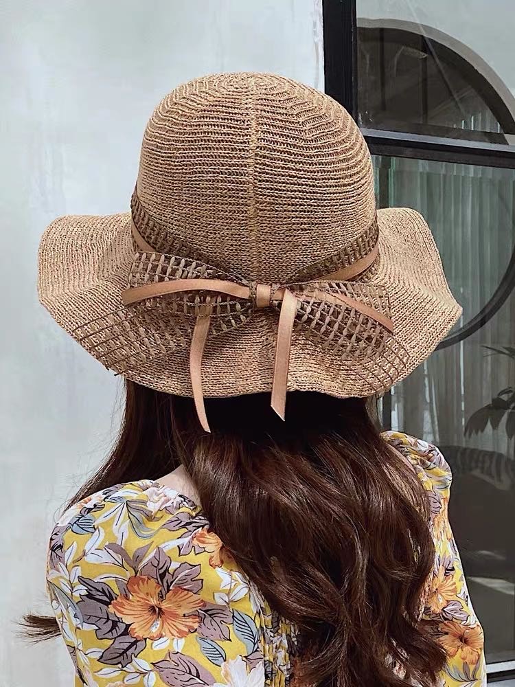2020 New Lafite straw Hat Vacation beach Sun hat