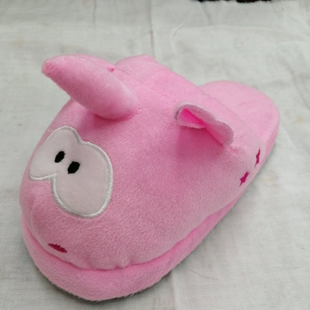 Unicorn Cute Cute Cartoon Autumn Winter Warm Plush Home Cotton Slippers details Picture