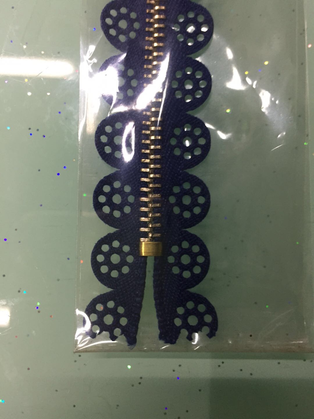 Resin Nylon Invisible Zipper To Sample Manufacturers Direct Sales Specification drawing