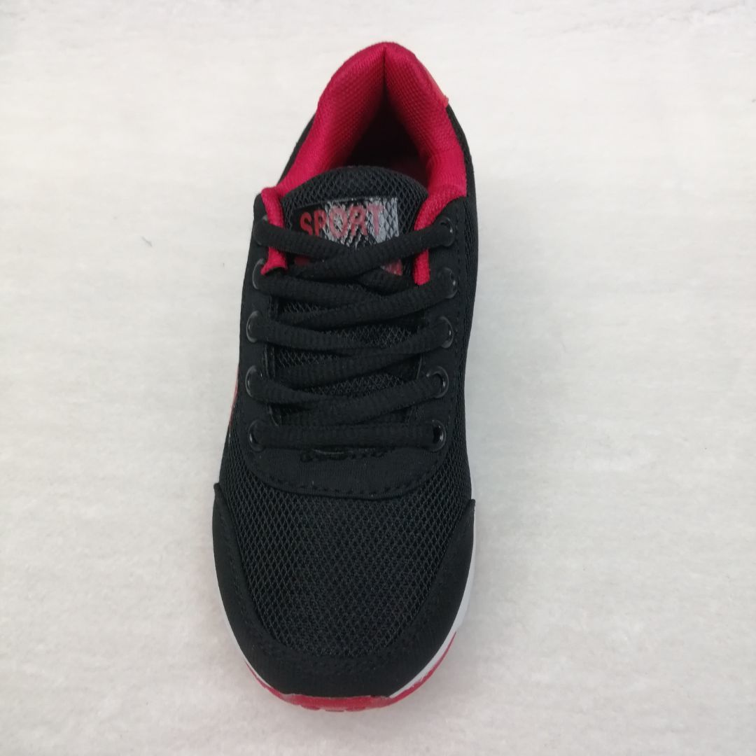 Zhongtong lace-up mesh fabric Spring and Autumn New breathable running shoes and durable fly-woven casual shoes details Picture