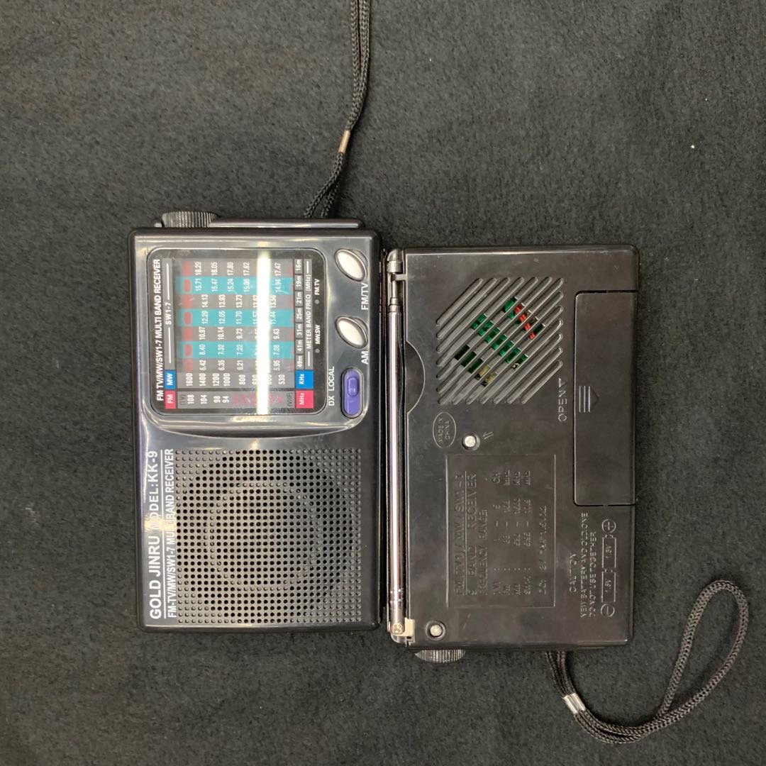 kk-9带灯放电池收音机老人9波段便携式小型老年短波半导体广播详情图3