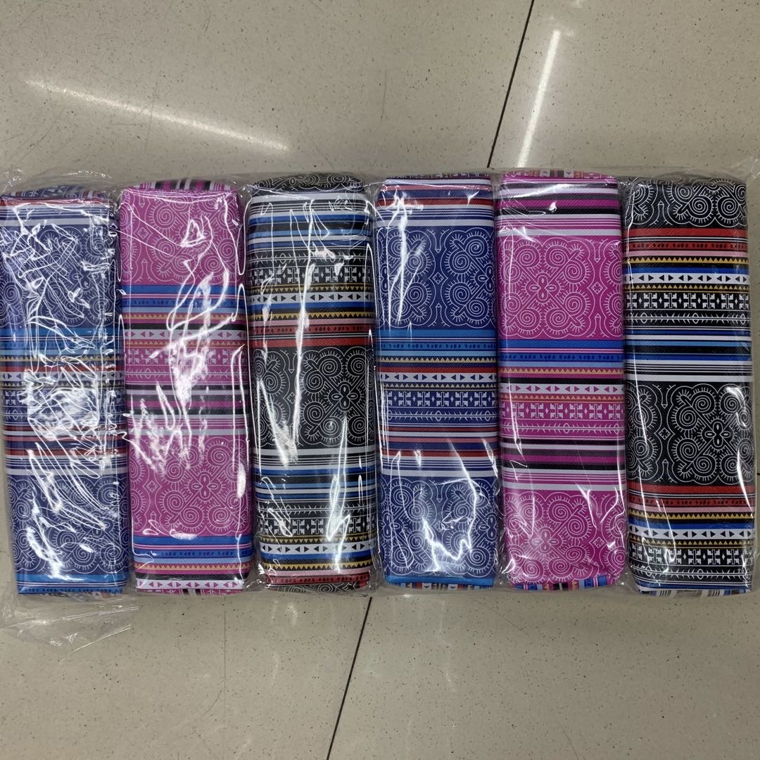 精品印花民族风帆布大容量文具袋学生铅笔盒文具收纳笔袋