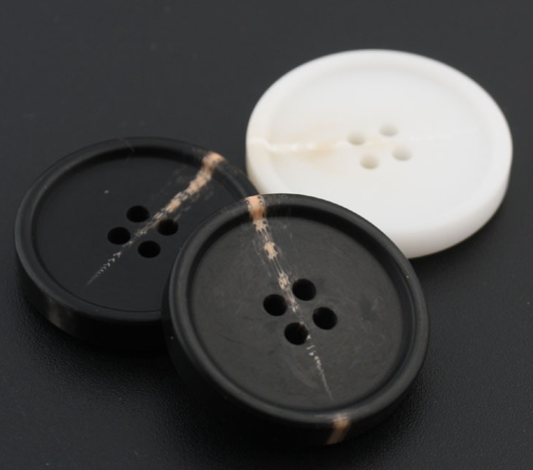 高档大纽扣批发大衣扣子亚光树脂钮扣