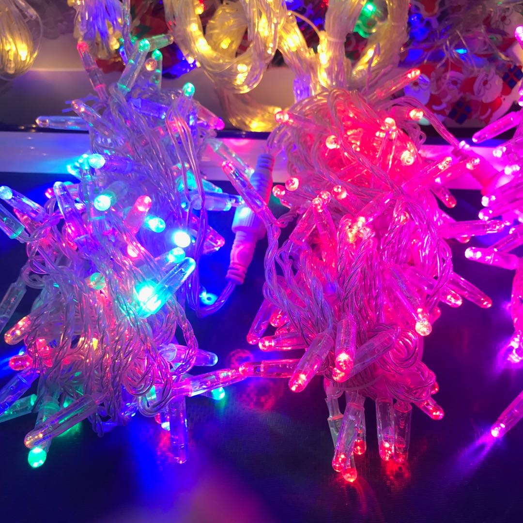 Ambient lighting, flashing Christmas tree, landscape chandelier, lamp beads, ceiling, evening party, road, waterproof decoration, LED, small colored lights, led Specification image