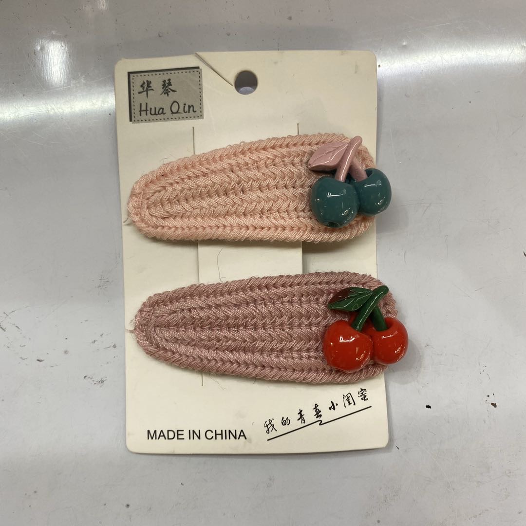 热销新款针织塑料卡通水果儿童bb夹炫丽多彩美滋滋超好看看了都想要超级好都来买买买                    