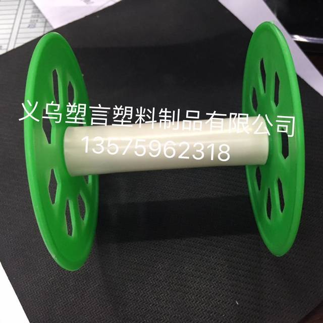 Flower Piece Green Plastic Wire Reel Plastic Spool Supply Manufacturers Plastic Shaft Winding Reel Production