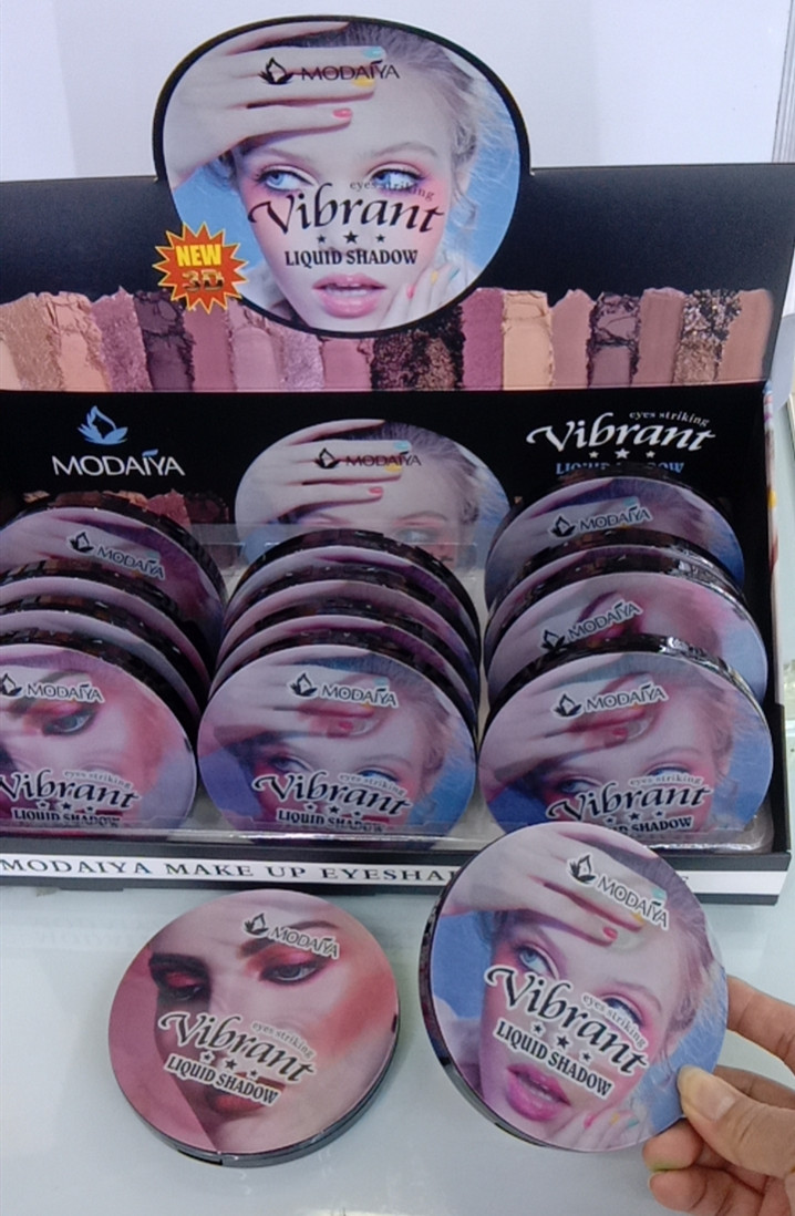 New 3D facial makeup plate, eyeshadow, blush, contouring and highlight all-in-one plate Specification image