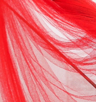 Wedding staircase handrail decoration, bride's wedding room decoration, creative red gauze, romantic gauze curtains, a comprehensive collection of wedding supplies Specification image