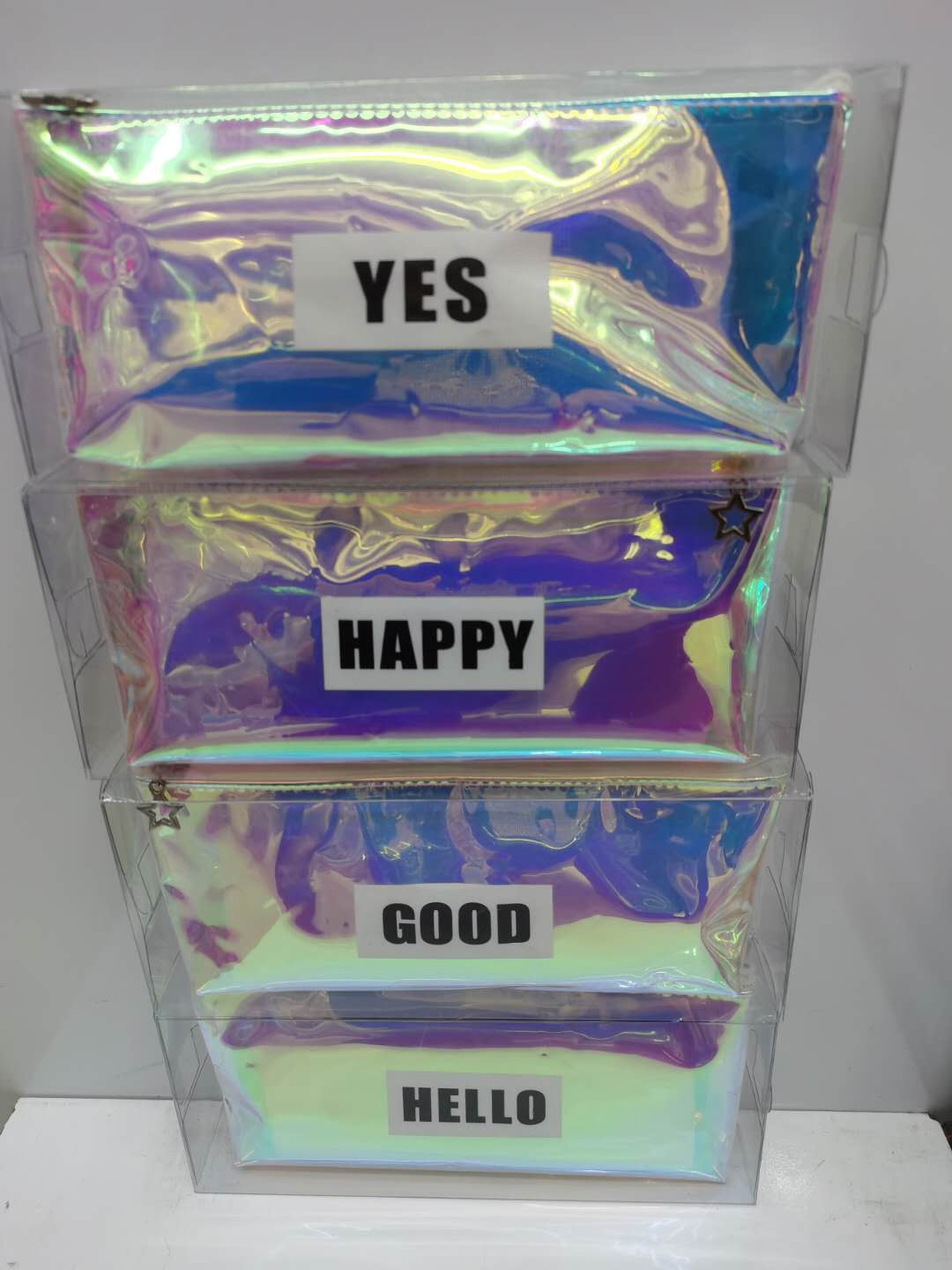 Tpu Transparent Pen Bag Cartoon Stationery Bag Gift Customization Kindergarten Students Gift Customization Specification drawing