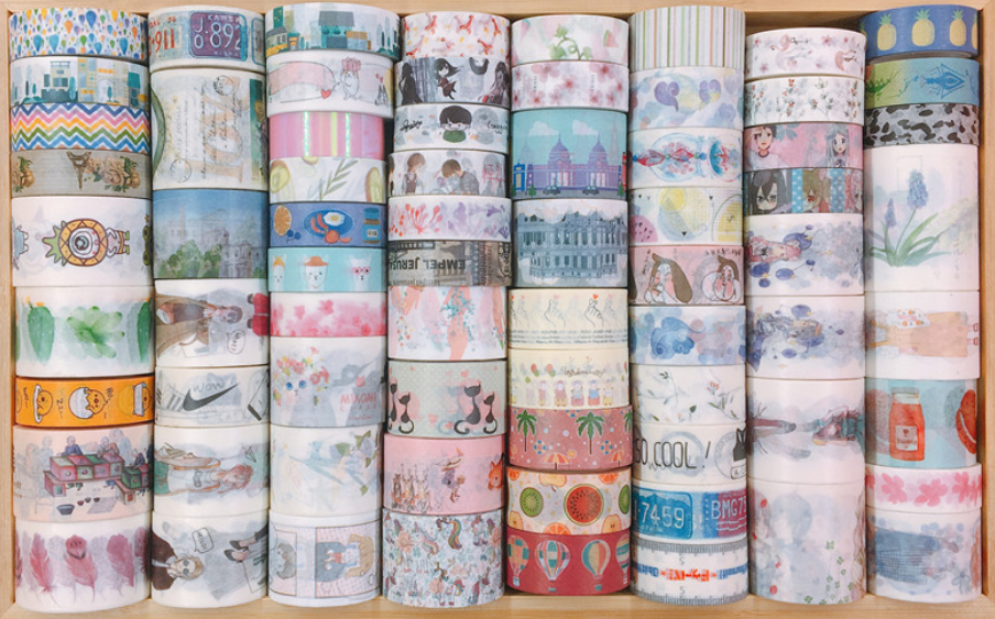 卡通少女心纸胶带套装手账卖手帐素材