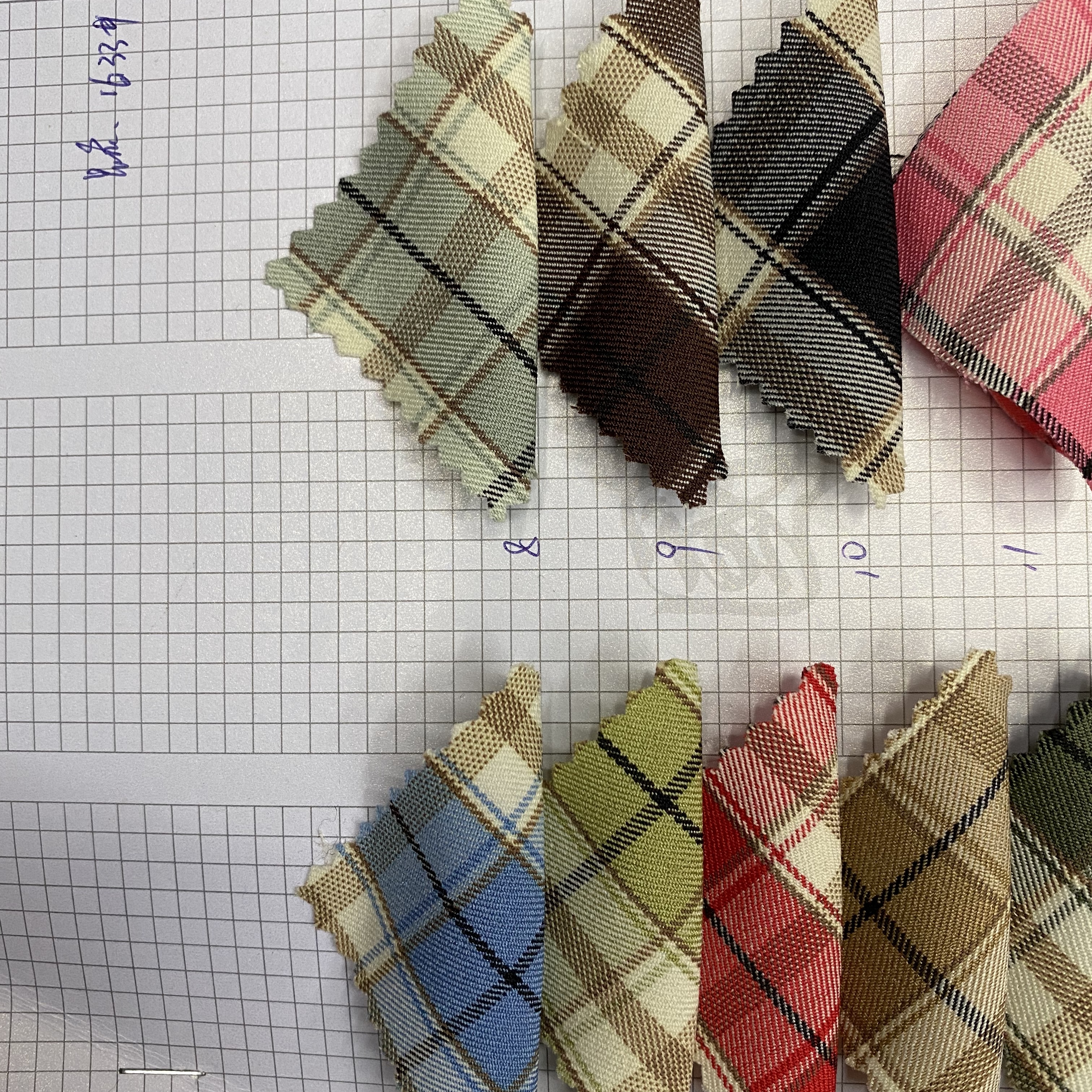 TR四面弹格子布面料 时尚套装上衣裤西装外套风衣 现货产品图