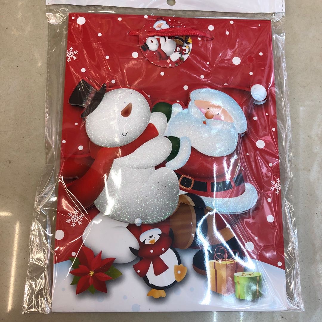 红色雪人可爱圣诞礼盒纸盒创意礼品盒