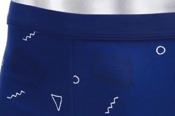 Weidelong men's printed elastic cotton headband flat-leg pants are moisture-absorbent, antibacterial, comfortable and breathable details Picture