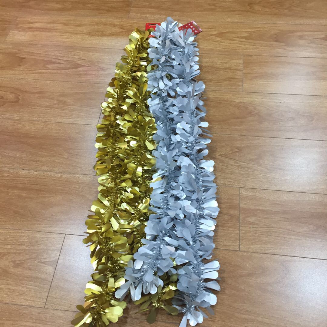 圣诞彩条拉花厂家直销现货供应来样订做