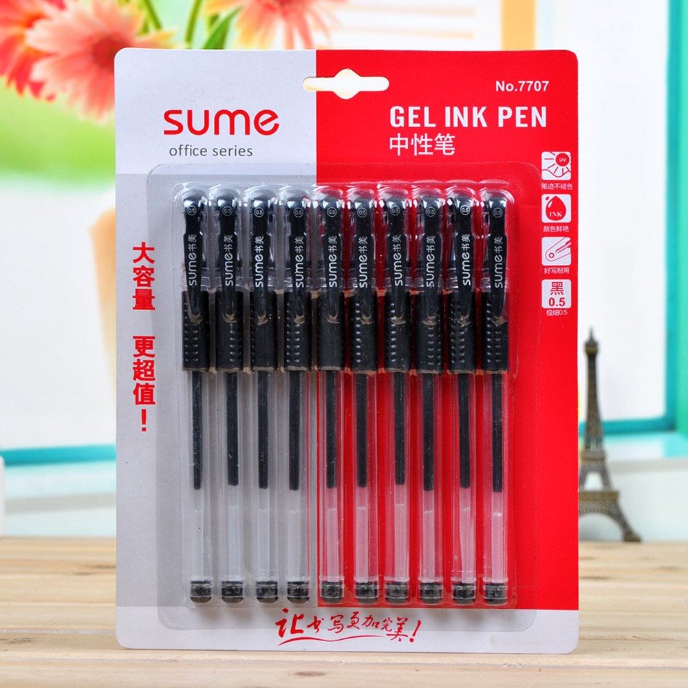 Supermarket set European standard classic style neutral pen pen suction card package thumbnail