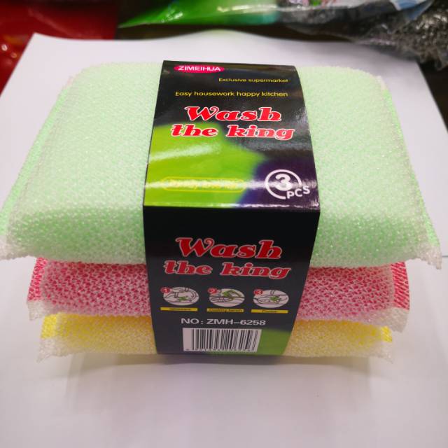 Household Dishwashing Cloth To Remove Oil Dishwashing Brush Fiber Does Not Hurt The Pot 3 Pieces details Picture