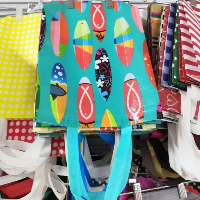 无纺布购物袋包装袋平口袋厂家直销现货批发印花款环保袋