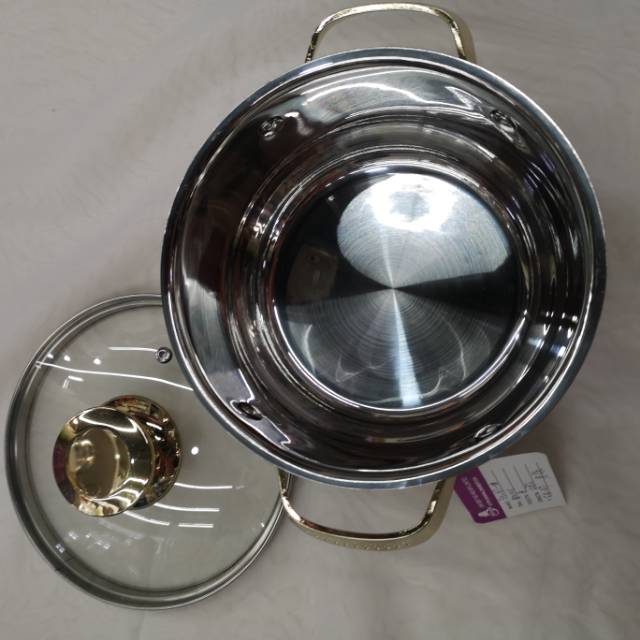 Factory direct sales of stainless steel POTS, stew POTS, milk POTS and boiling POTS, high-end stainless steel POTS details Picture