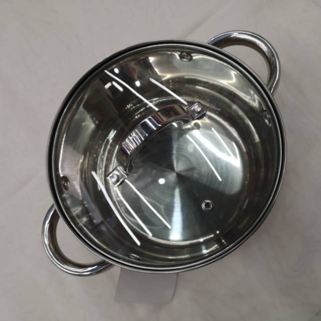 New stainless steel cooking pot, milk pot, stew pot, noodle cooking pot, high-end stainless steel pot Specification image