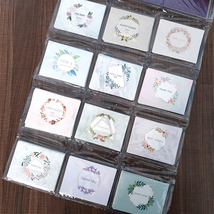 韩国创意贺卡生日祝福折叠卡鲜花店情人节留言小卡片带信封感谢卡商务礼品卡