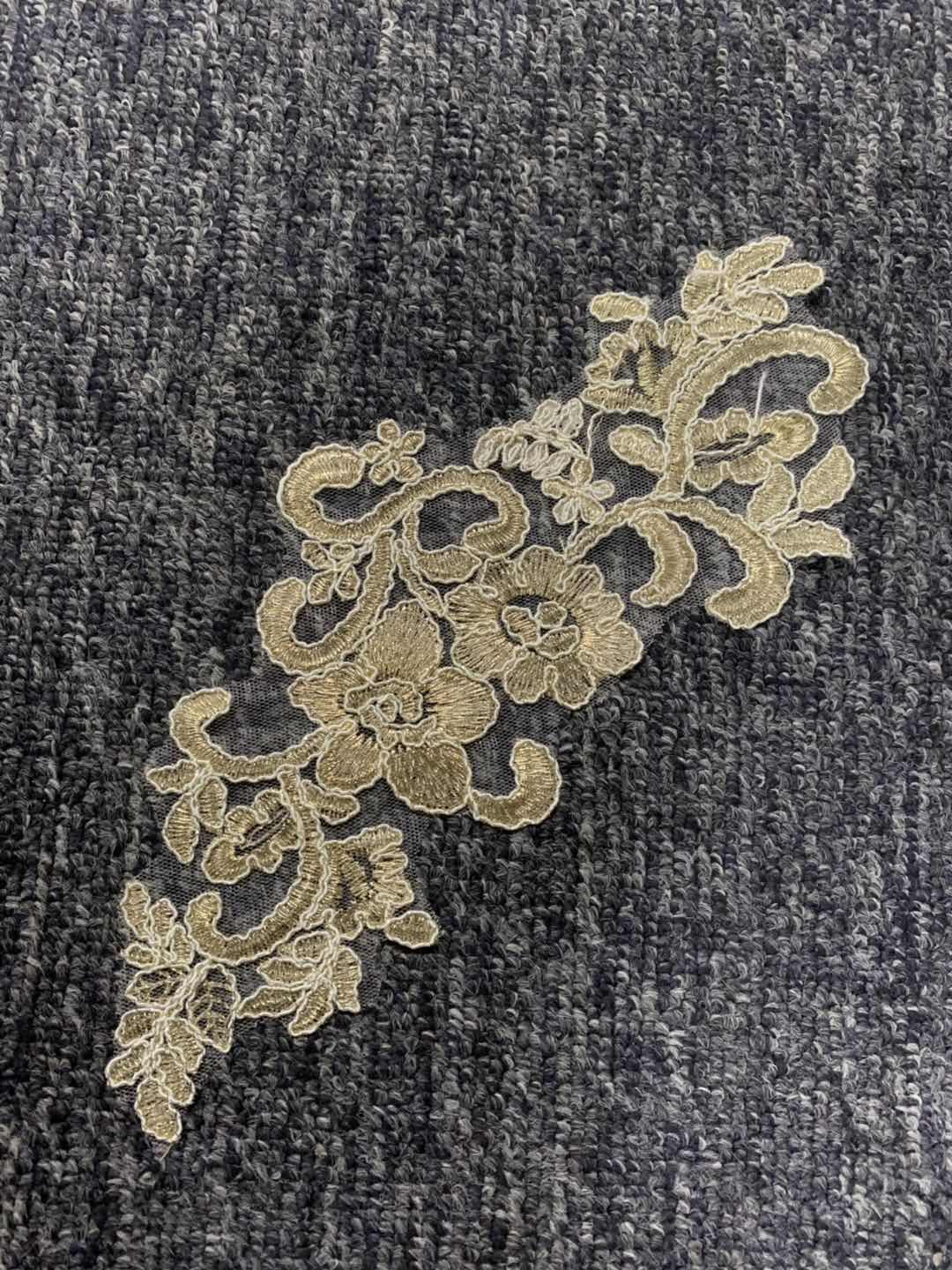 服装辅料装饰钉珠水钻 衣服布料花边衣服装饰品 花边布产品图