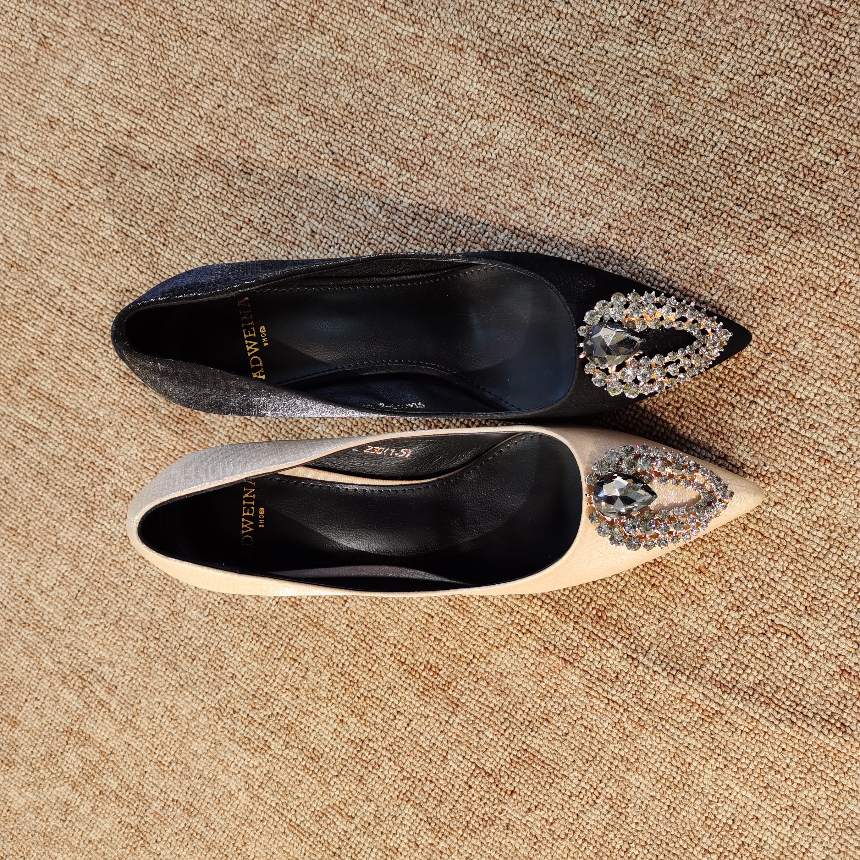 YP1003优品2020新款广州女士工作休闲真皮高跟鞋