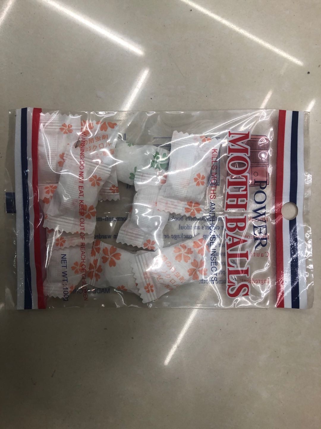 纸包樟脑丸天然驱虫驱蟑螂防潮卫生球香薰除味片