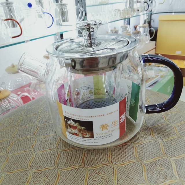 Health Pot Office Small Automatic Thickening Glass Health Flower Teapot Home Multi-Functional Tea Maker