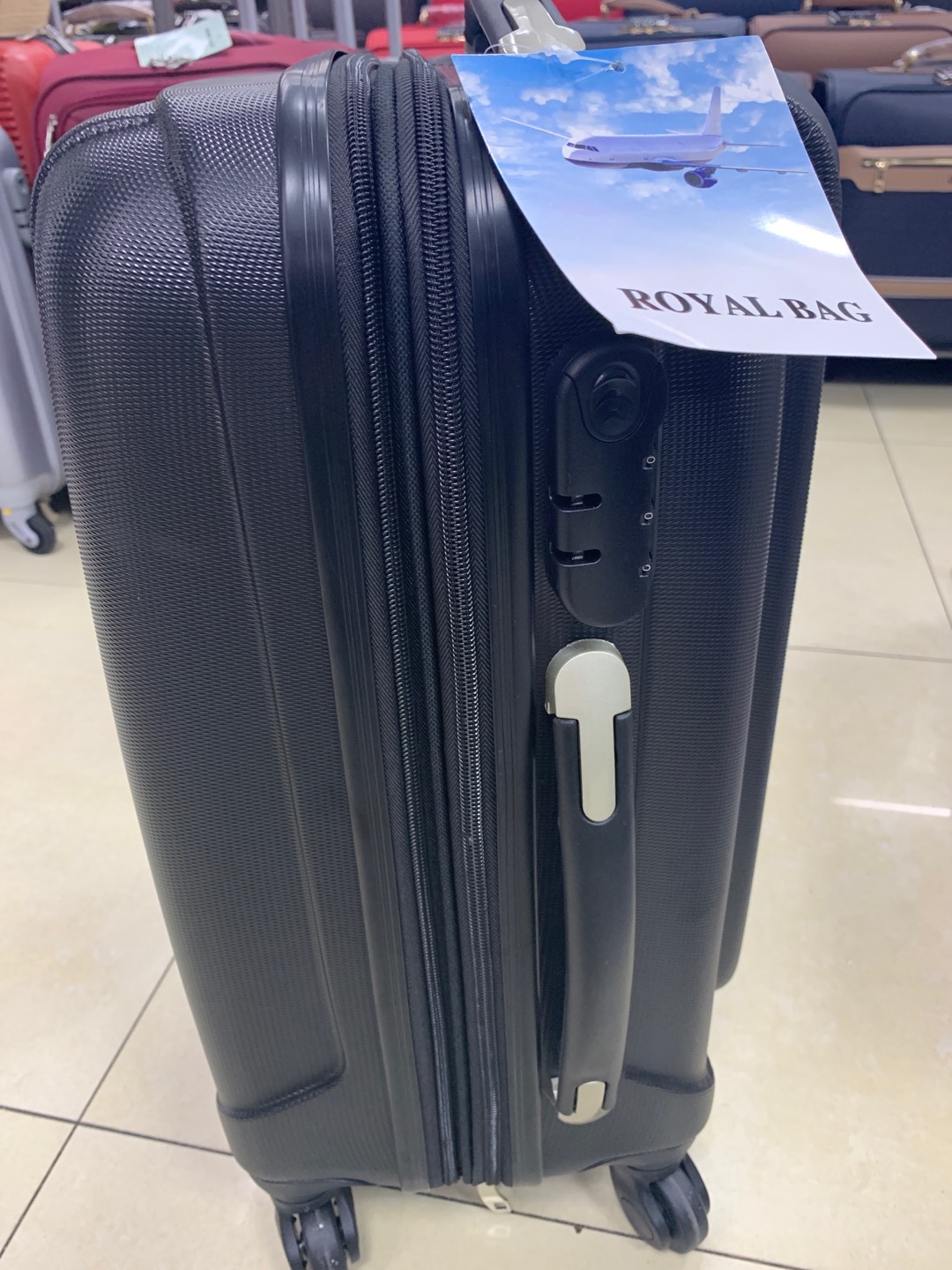 威鹏王ABS旅行箱 拉杆箱行李箱铝框旅行箱万向轮产品图