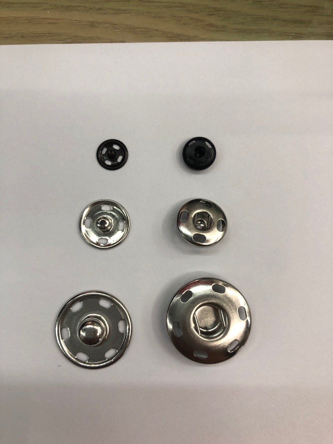 Metal buttons for clothes, large coat buttons, snap fastener accessories, large nail buttons without sewing, invisible mother-and-child buttons, concealed buttons, snap fasteners