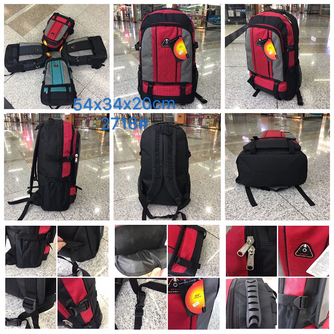 Yiwu Good Goods 60L large-capacity lightweight travel backpack for men and women, water-resistant luggage backpack