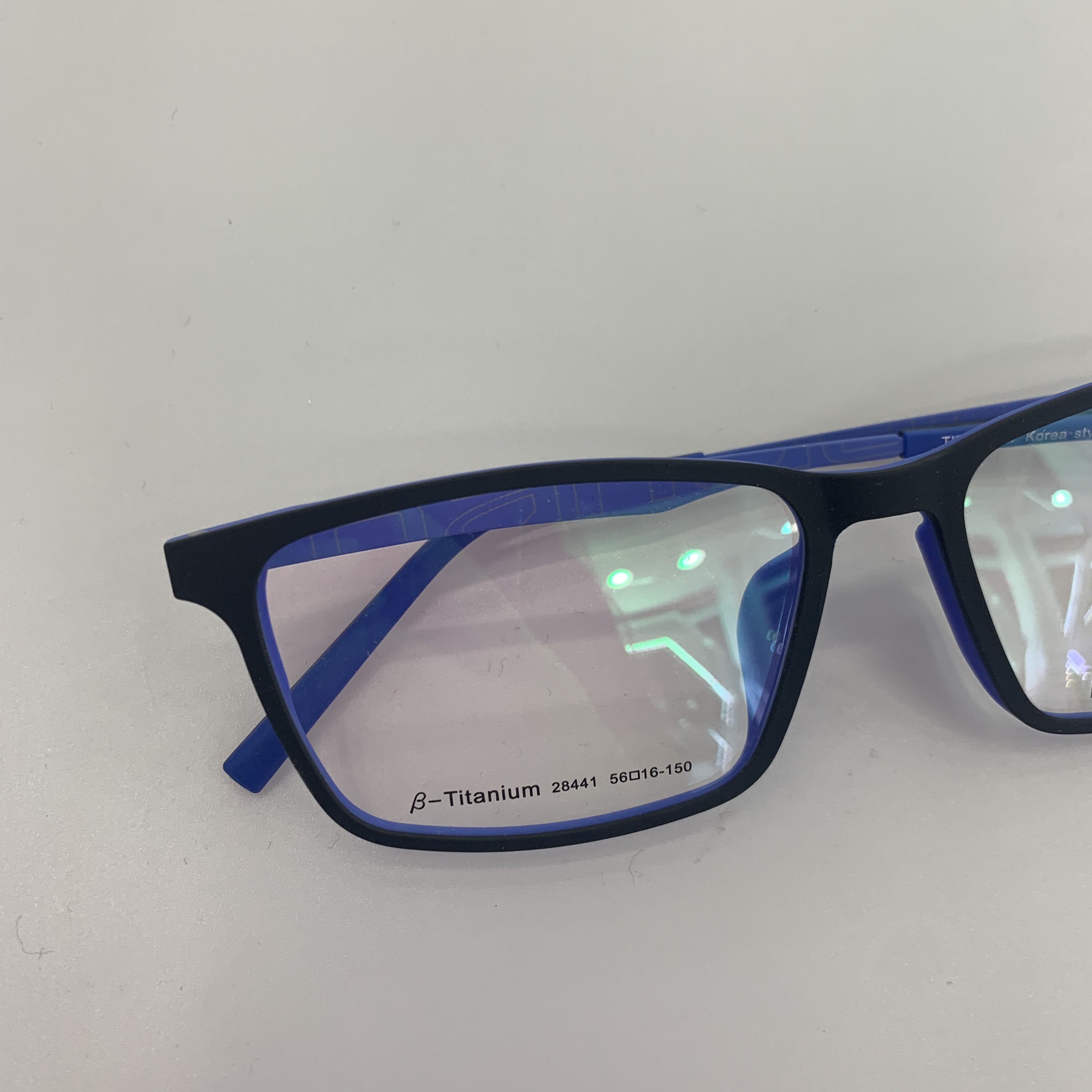 Con espejo gafas de miopía estudiante femenino coreano chung puede ser con grado ultra ligero retro marco redondo gran cara delgada ojos planos marco hombre details Picture