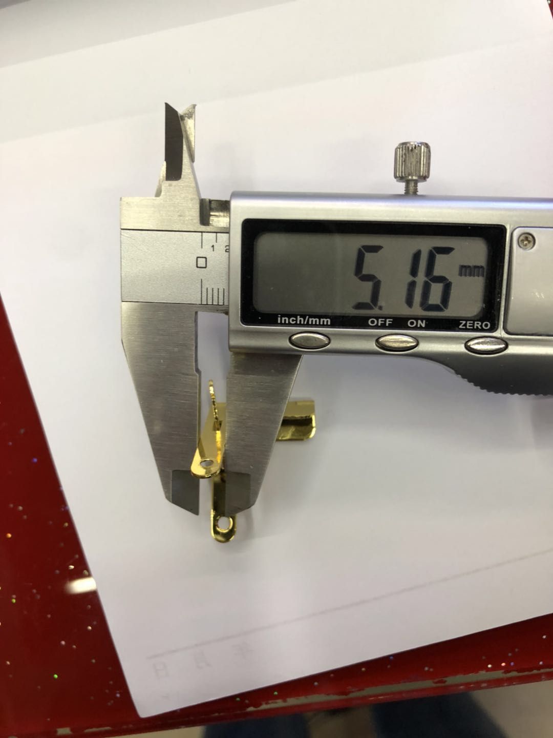 精品金属七字合页铰链雪茄盒合页 定制细节图