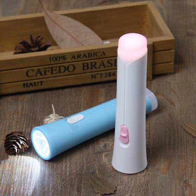Children flashlight small portable mini household student girl strong light rechargeable cartoon durable LED thumbnail