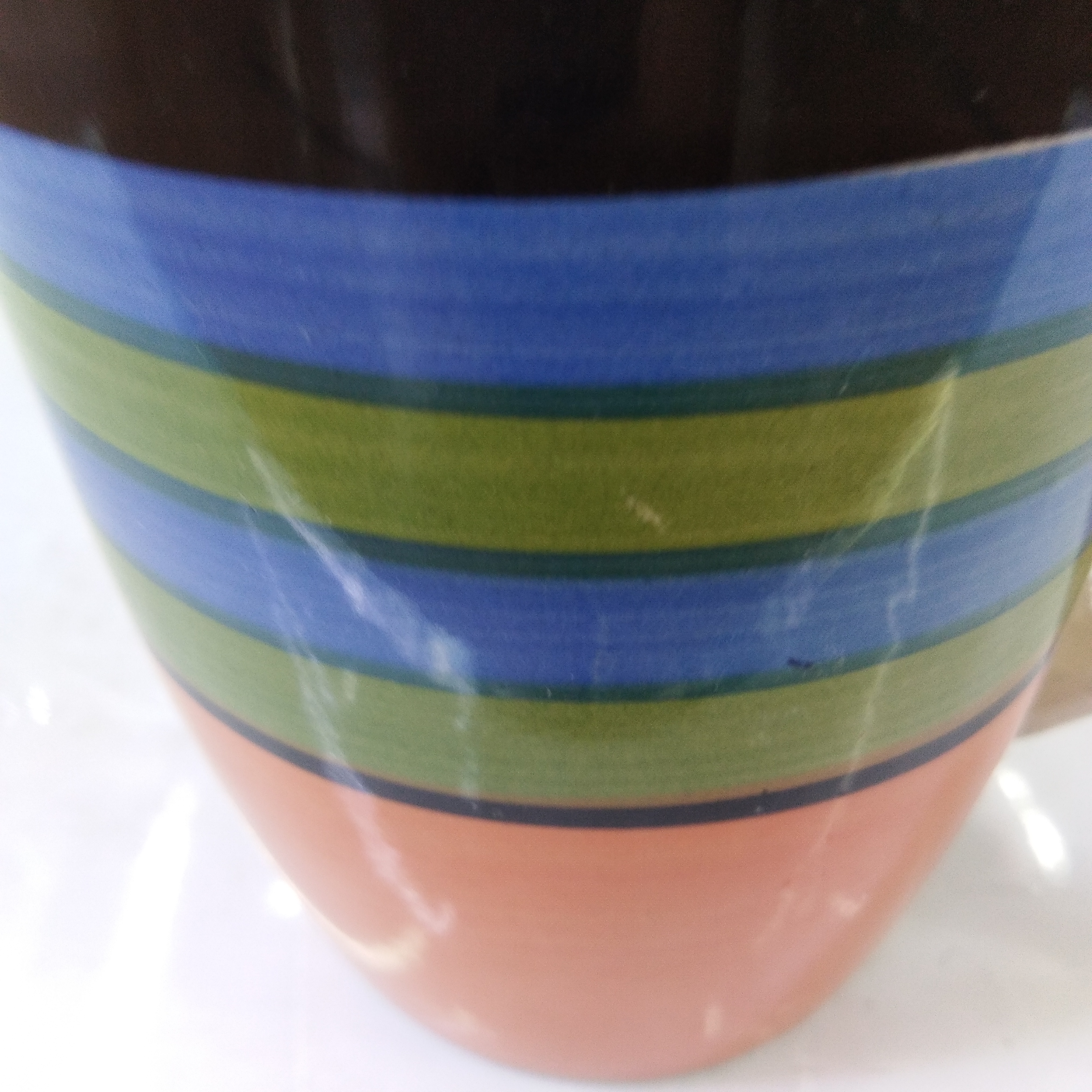 尚恩日式手绘陶瓷西餐盘复古个性家用餐具彩纹茶杯细节图