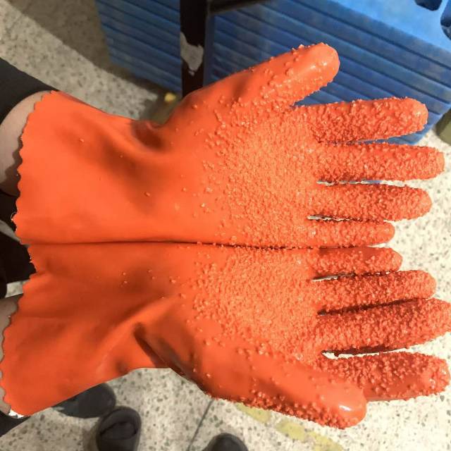 Protective Gloves Impregnated Rubber Wear-Resistant Rubber Work Non-Slip Site Work Men's Industrial Rubber Semi-Rubber Rubber Thin