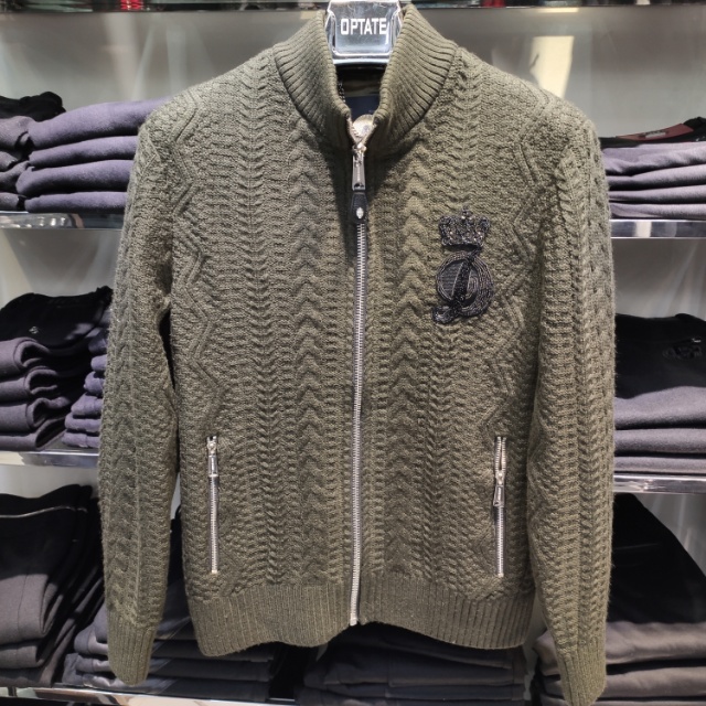 Men's Cardigan Wool Sweater Coat