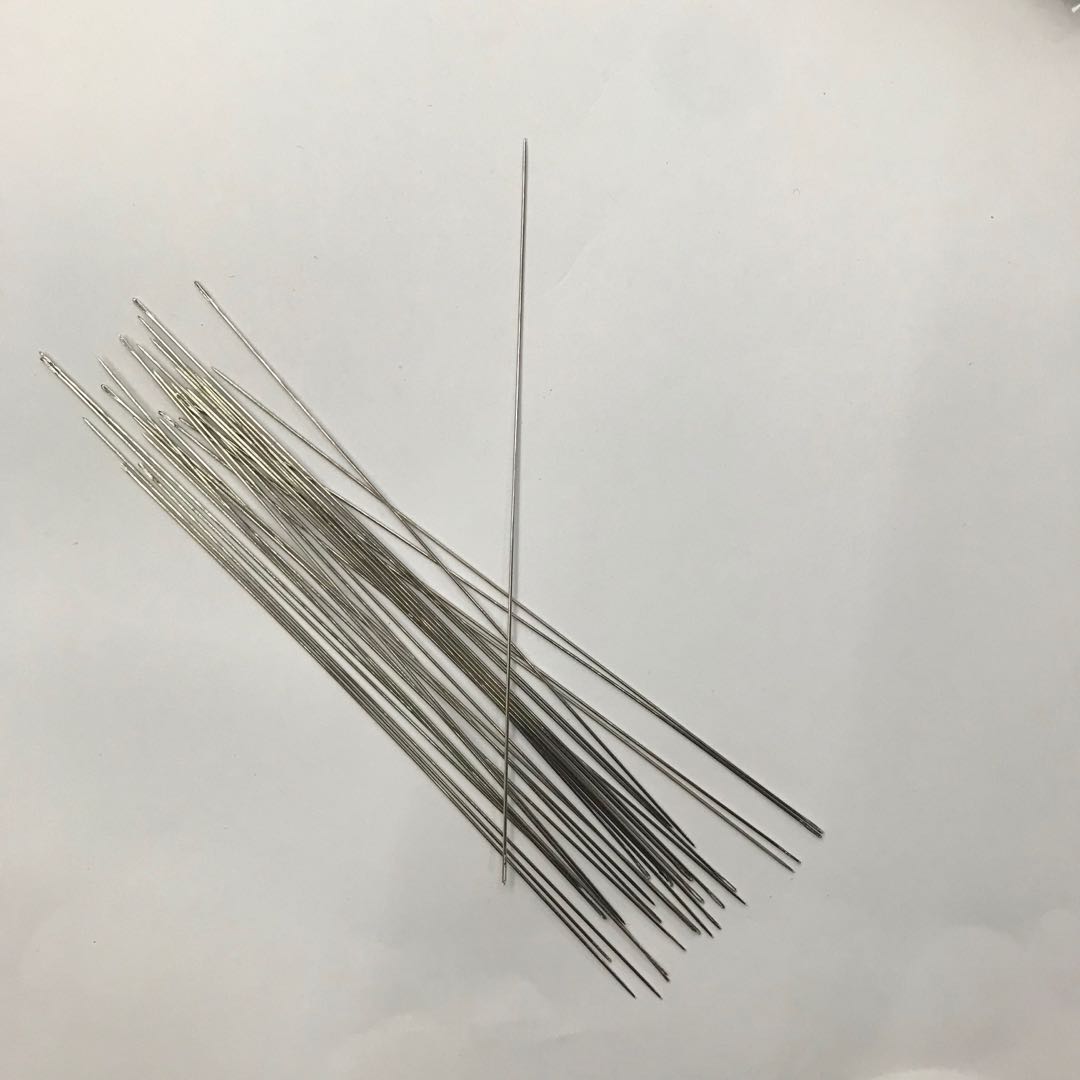 穿珠神器针DIY穿珠手链工具 钢丝引线穿线针水晶佛珠串针产品图